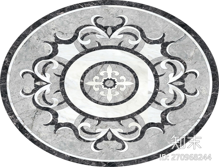 磁砖拼花贴图下载【ID:270968244】