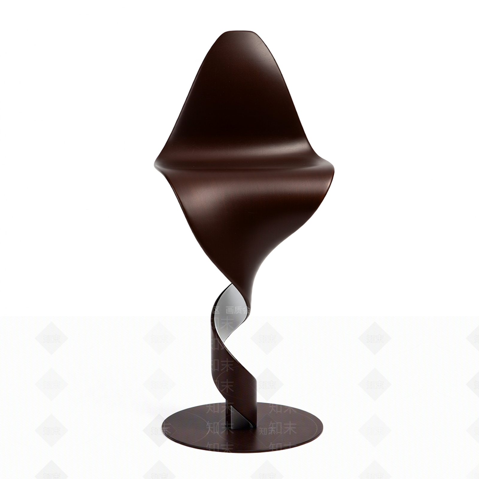 螺旋造型椅子3D模型下载【ID:1206205038】