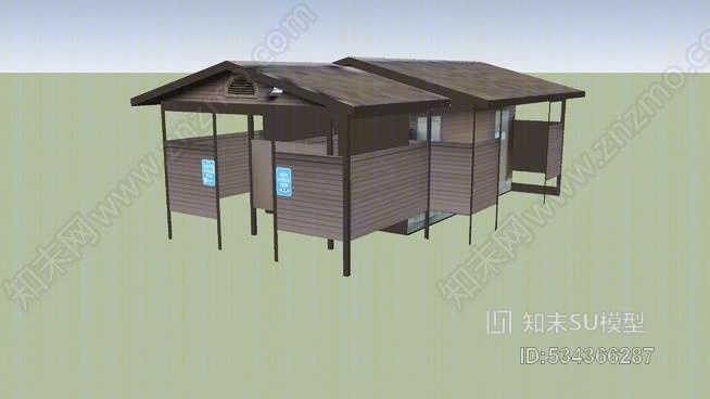 东港洗手间/更衣室SU模型下载【ID:534366287】
