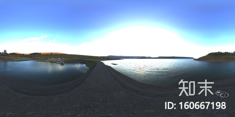 室外池塘HDR全景贴图贴图下载【ID:160667198】