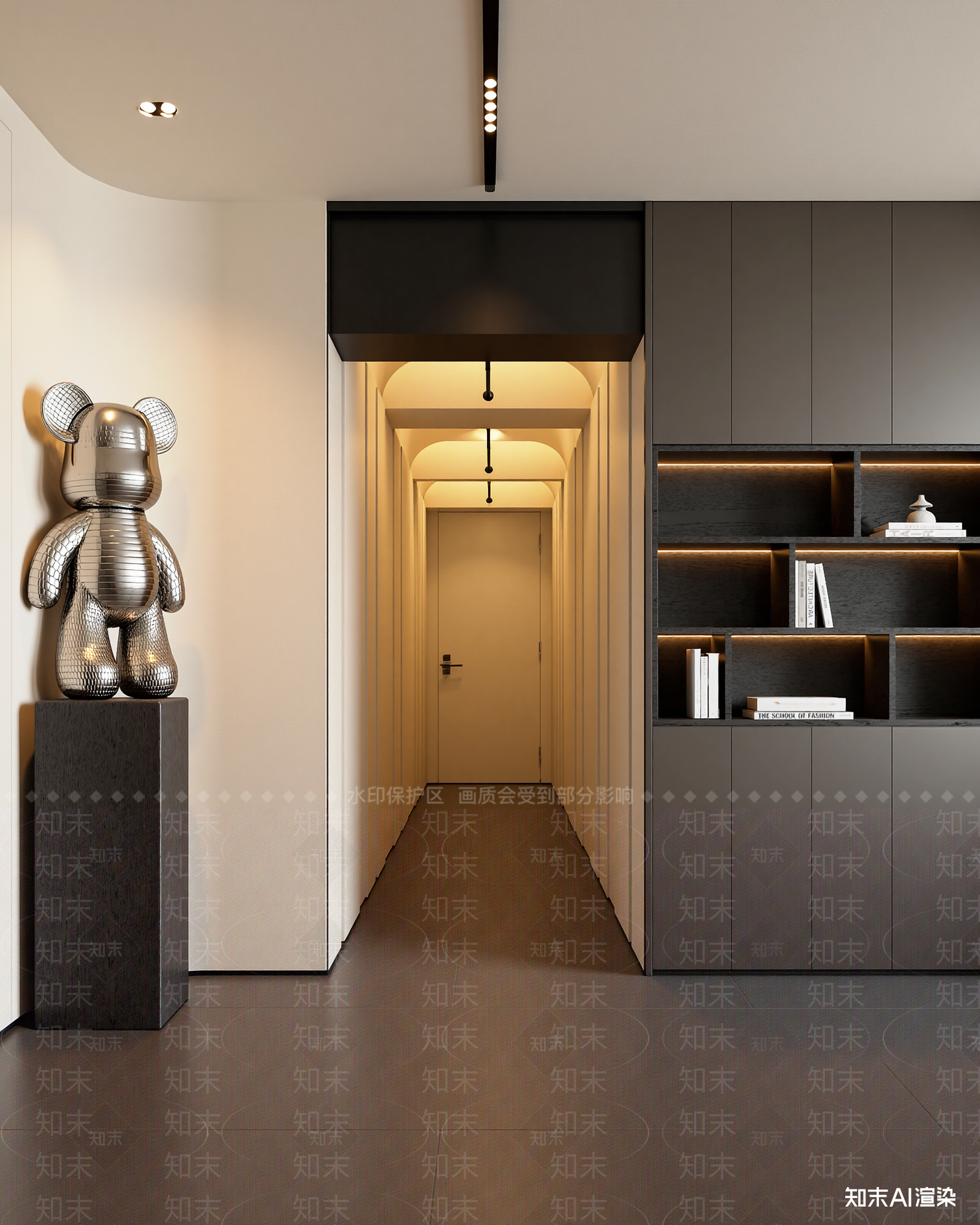 现代玄关3D模型下载【ID:1222019358】