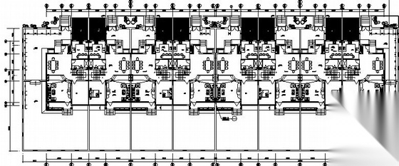 某生态小区三层别墅建筑施工图cad施工图下载【ID:149897180】