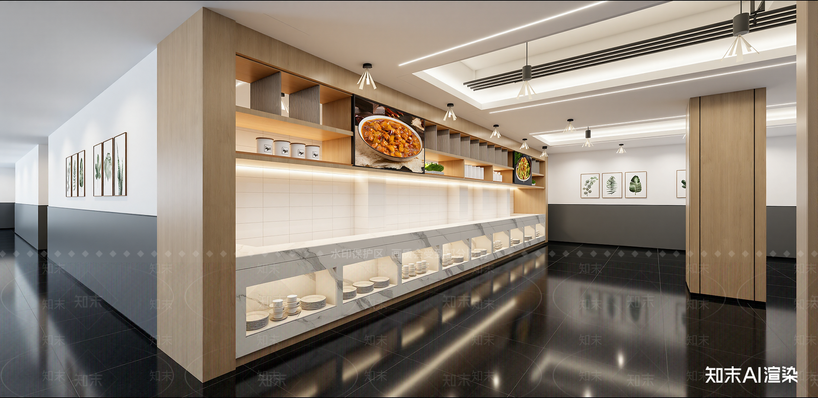 现代中餐厅SU模型下载【ID:1216069974】