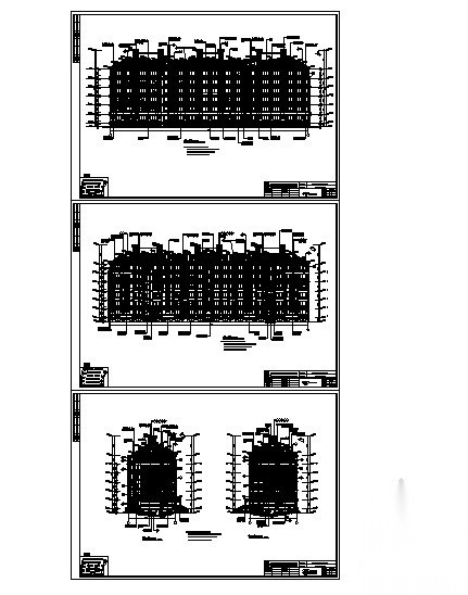 [湖南株洲]某六层住宅楼(16、9号)建筑施工图(含设计及节...cad施工图下载【ID:167915142】