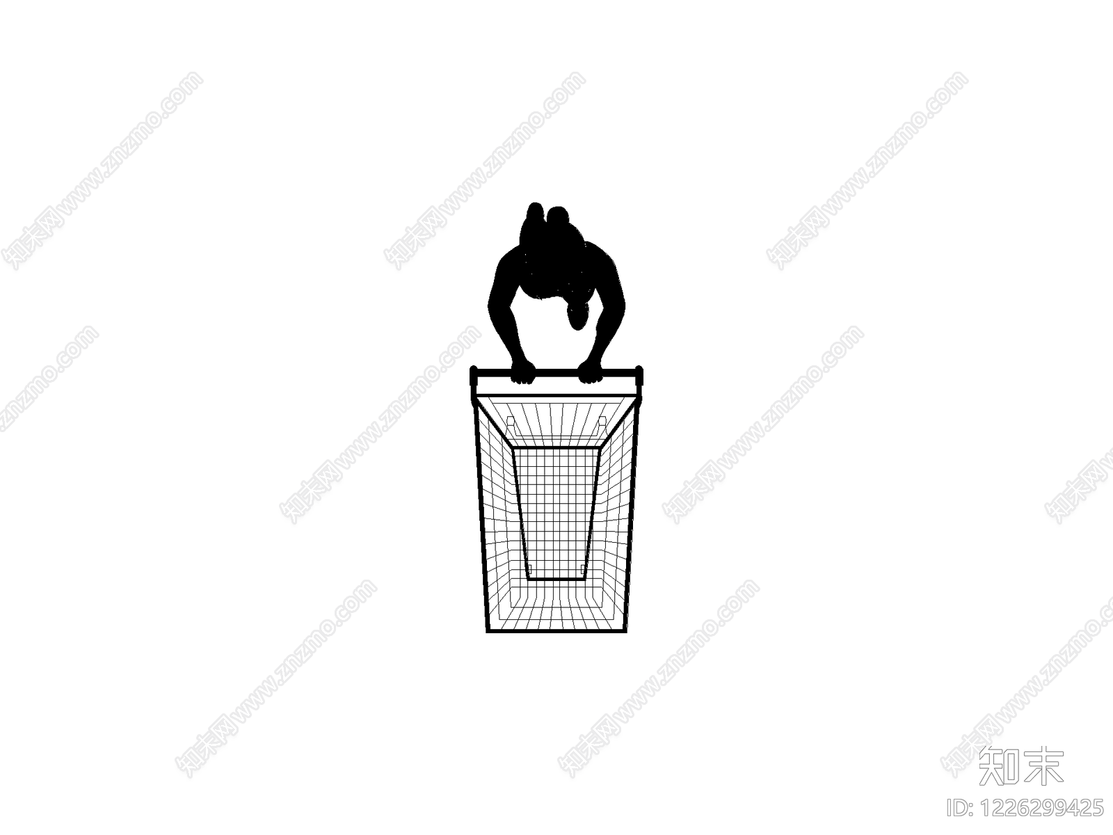 现代人物CAD图纸