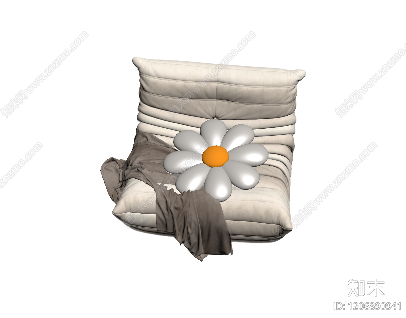 花朵造型沙发3D模型下载【ID:1206890941】