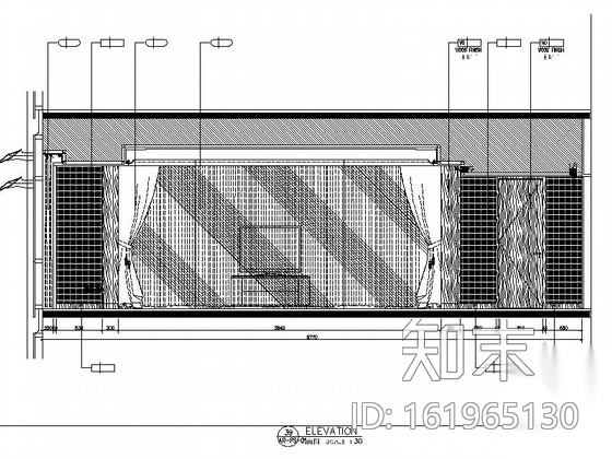[深圳]某国际大酒店总统套房施工图cad施工图下载【ID:161965130】