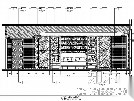 [深圳]某国际大酒店总统套房施工图cad施工图下载【ID:161965130】