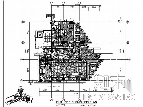[深圳]某国际大酒店总统套房施工图施工图下载【ID:161965130】