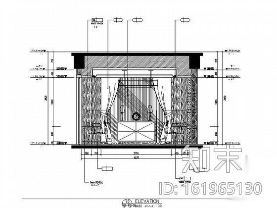[深圳]某国际大酒店总统套房施工图cad施工图下载【ID:161965130】