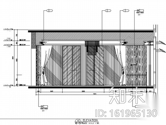 [深圳]某国际大酒店总统套房施工图cad施工图下载【ID:161965130】
