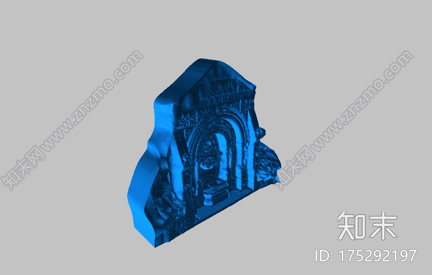 哥特式喷泉建筑3d打印模型下载【ID:175292197】