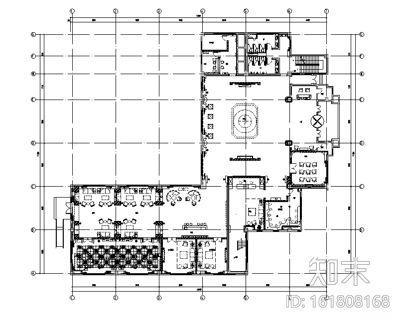 [安徽]翡翠湖碧水苑会所空间设计施工图（附效果图）cad施工图下载【ID:161808168】