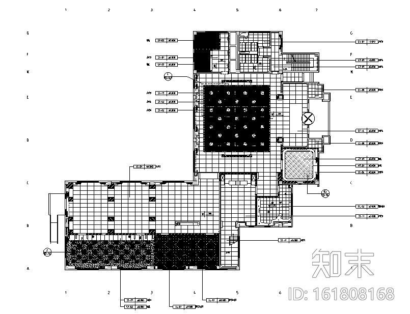 [安徽]翡翠湖碧水苑会所空间设计施工图（附效果图）cad施工图下载【ID:161808168】