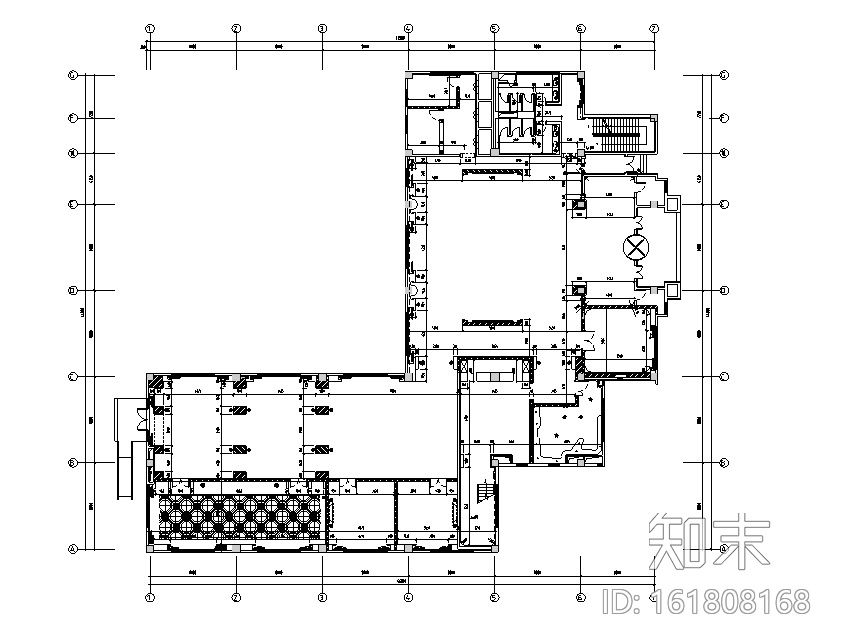 [安徽]翡翠湖碧水苑会所空间设计施工图（附效果图）cad施工图下载【ID:161808168】