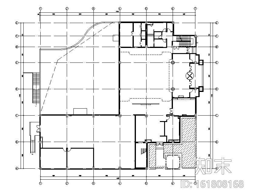 [安徽]翡翠湖碧水苑会所空间设计施工图（附效果图）cad施工图下载【ID:161808168】
