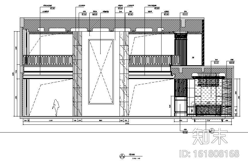 [安徽]翡翠湖碧水苑会所空间设计施工图（附效果图）cad施工图下载【ID:161808168】