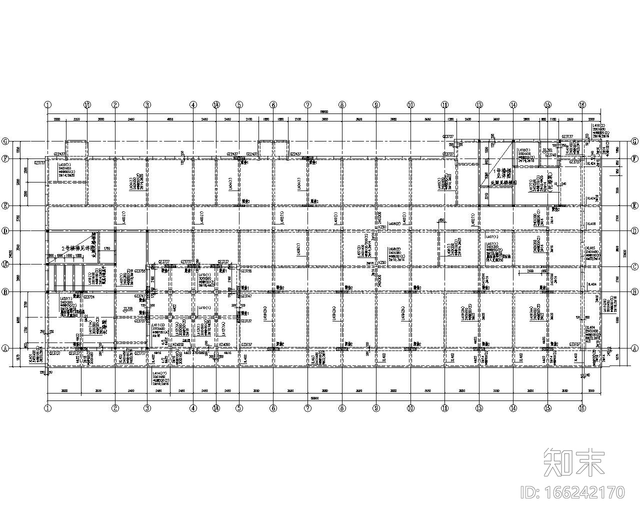 六层医院砖混结构设计施工图（CAD含建筑）cad施工图下载【ID:166242170】