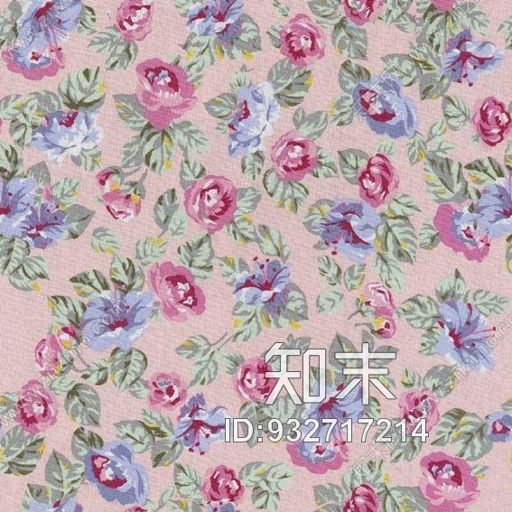 布纹-花布贴图下载【ID:932717214】