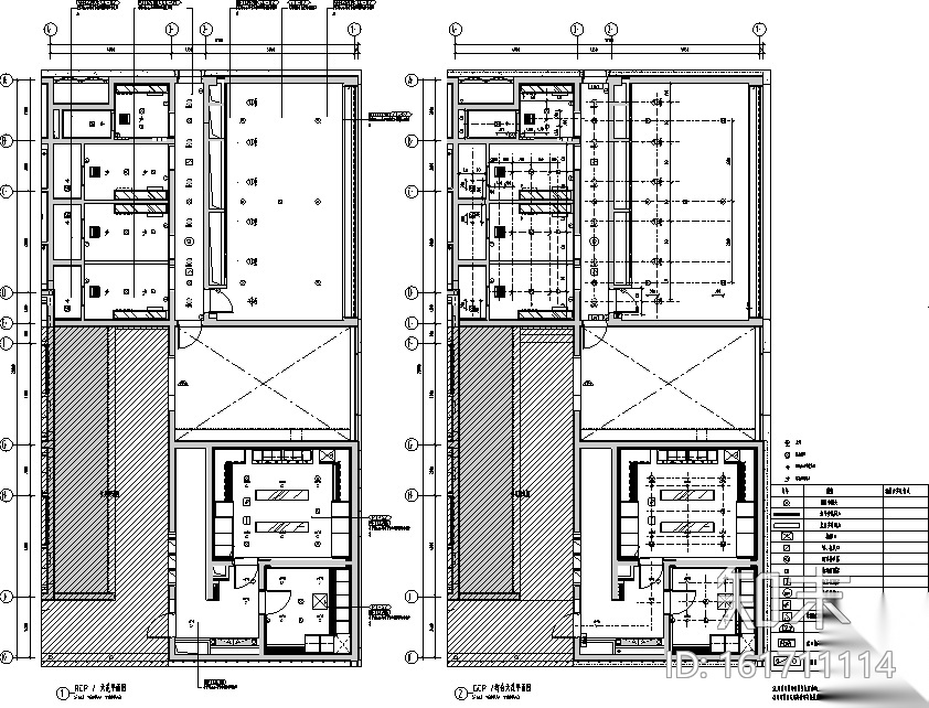 [上海]养云安缦酒店空间设计施工图（附效果图）cad施工图下载【ID:161711114】