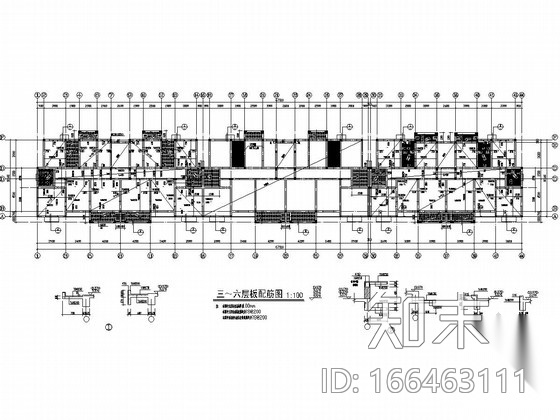 六层带半地下室砖混结构住宅结构施工图cad施工图下载【ID:166463111】