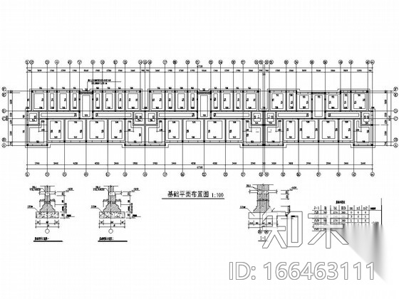 六层带半地下室砖混结构住宅结构施工图cad施工图下载【ID:166463111】