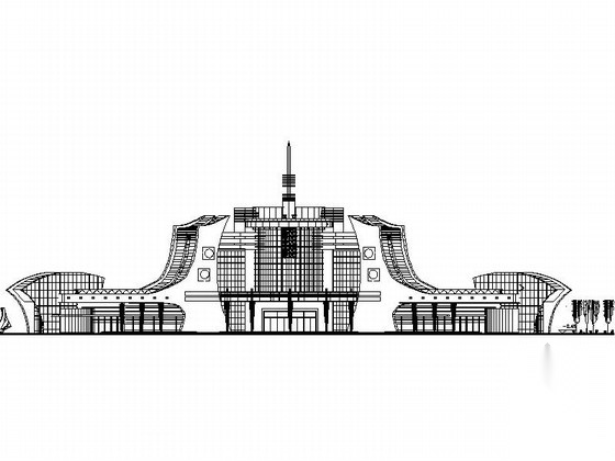 综合客运站建筑设计施工图纸cad施工图下载【ID:165429161】