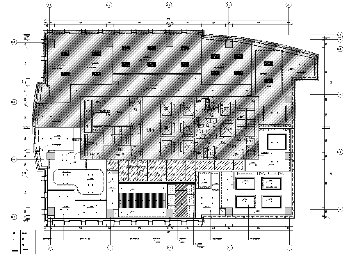 [福建]恒基集团办公室混搭风格cad施工图下载【ID:161781115】