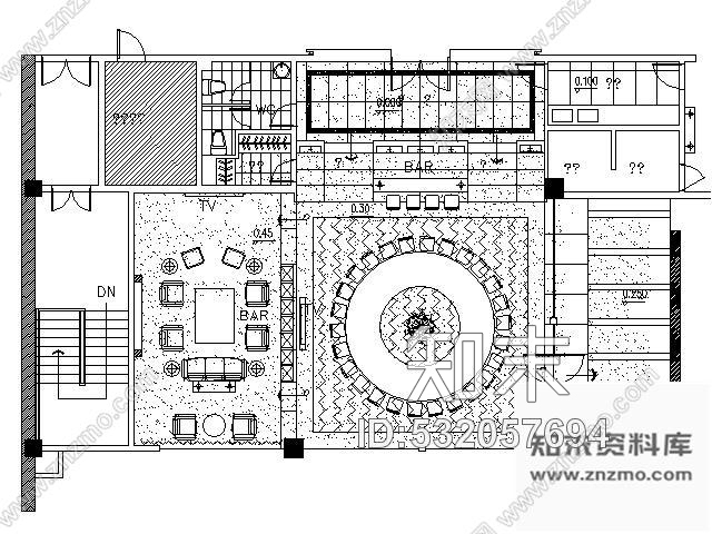 施工图五星酒店中餐大包房施工图施工图下载【ID:532057694】