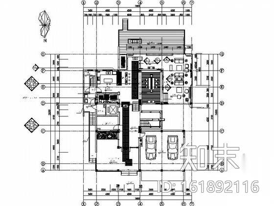 豪华现代三层别墅样板房装修图（含实景）cad施工图下载【ID:161892116】