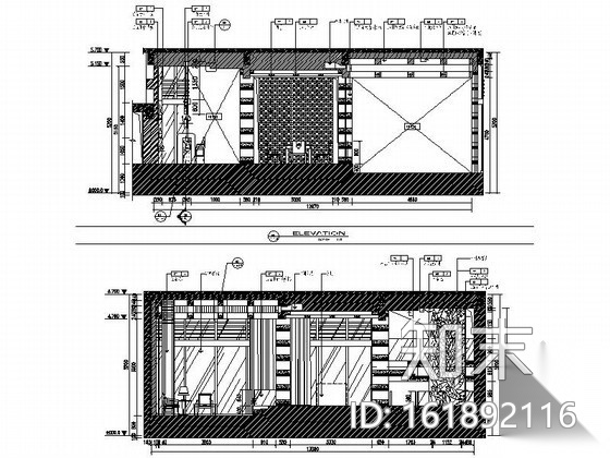 豪华现代三层别墅样板房装修图（含实景）cad施工图下载【ID:161892116】