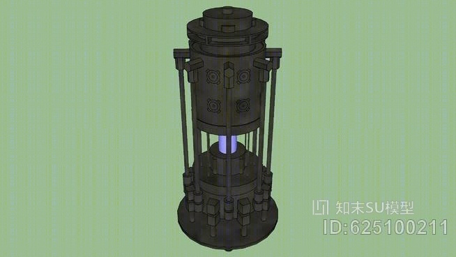 落地灯SU模型下载【ID:625100211】