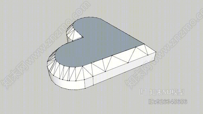 的心SU模型下载【ID:926345656】