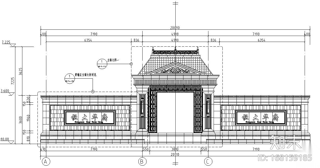 园林标准图集景观亭廊组合做法标准cad施工图下载【ID:168159185】