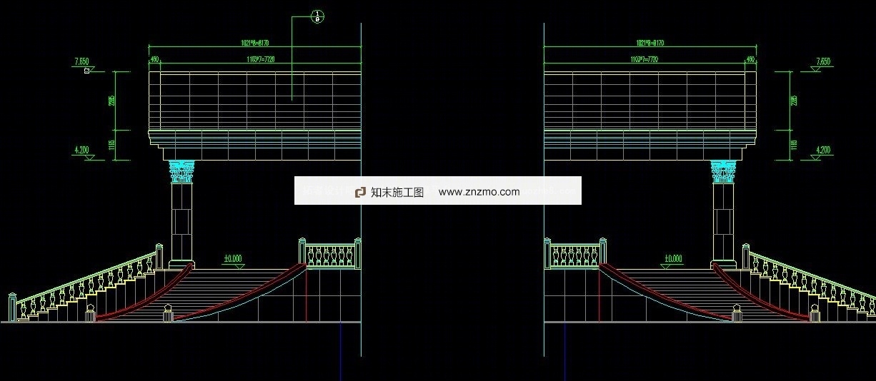 某市地税局附属用房外墙石材干挂幕墙施工图施工图下载【ID:36942967】