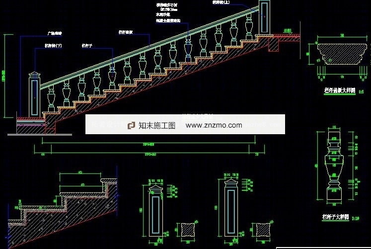 某市地税局附属用房外墙石材干挂幕墙施工图施工图下载【ID:36942967】