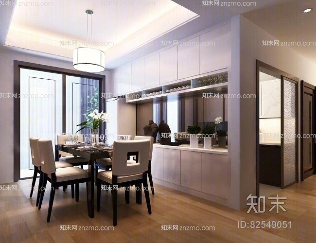 家居餐厅423D模型下载【ID:82549051】