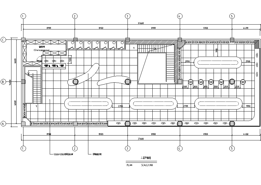 现代服装店设计施工图（附效果图）施工图下载【ID:160416182】