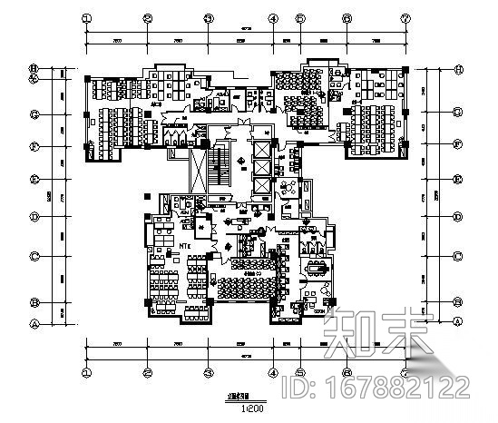 一套完整保险公司CAD施工图施工图下载【ID:167882122】