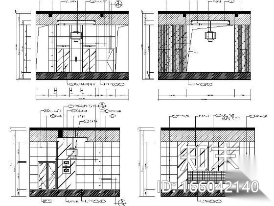 [珠海]1600㎡住客会所施工图cad施工图下载【ID:166042140】