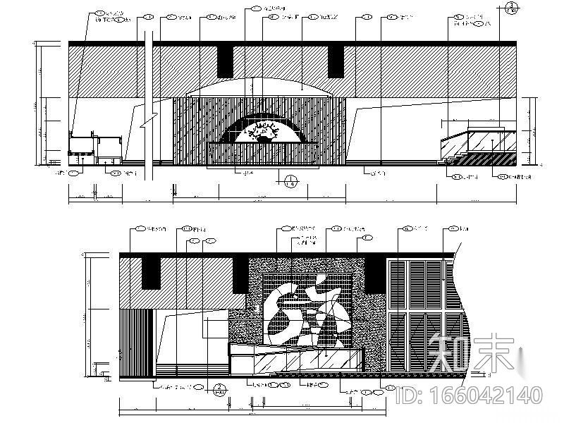 [珠海]1600㎡住客会所施工图cad施工图下载【ID:166042140】