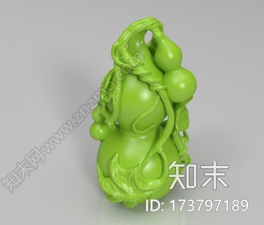 文玩葫芦3d打印模型下载【ID:173797189】