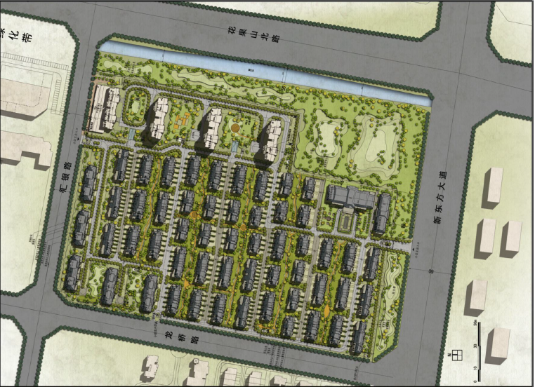 [江苏]卓越蔚蓝海岸联排别墅住宅建筑规划设计方案文本cad施工图下载【ID:165397153】