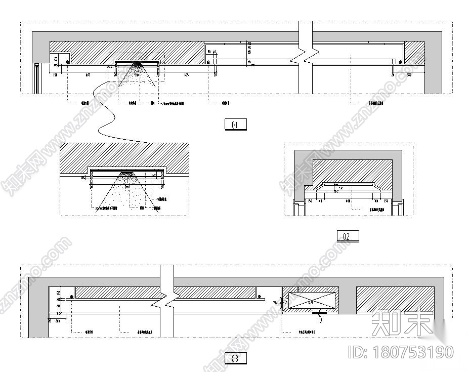 丽景天城样板房室内施工图设计施工图下载【ID:180753190】