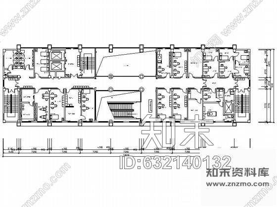 施工图湖北某专科医院二层室内装修施工图cad施工图下载【ID:632140132】