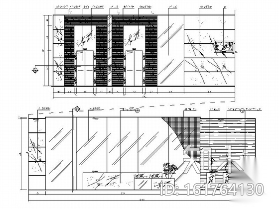 [浙江]全国房地产开发一级资质控股集团办公楼装修CAD...cad施工图下载【ID:161764130】