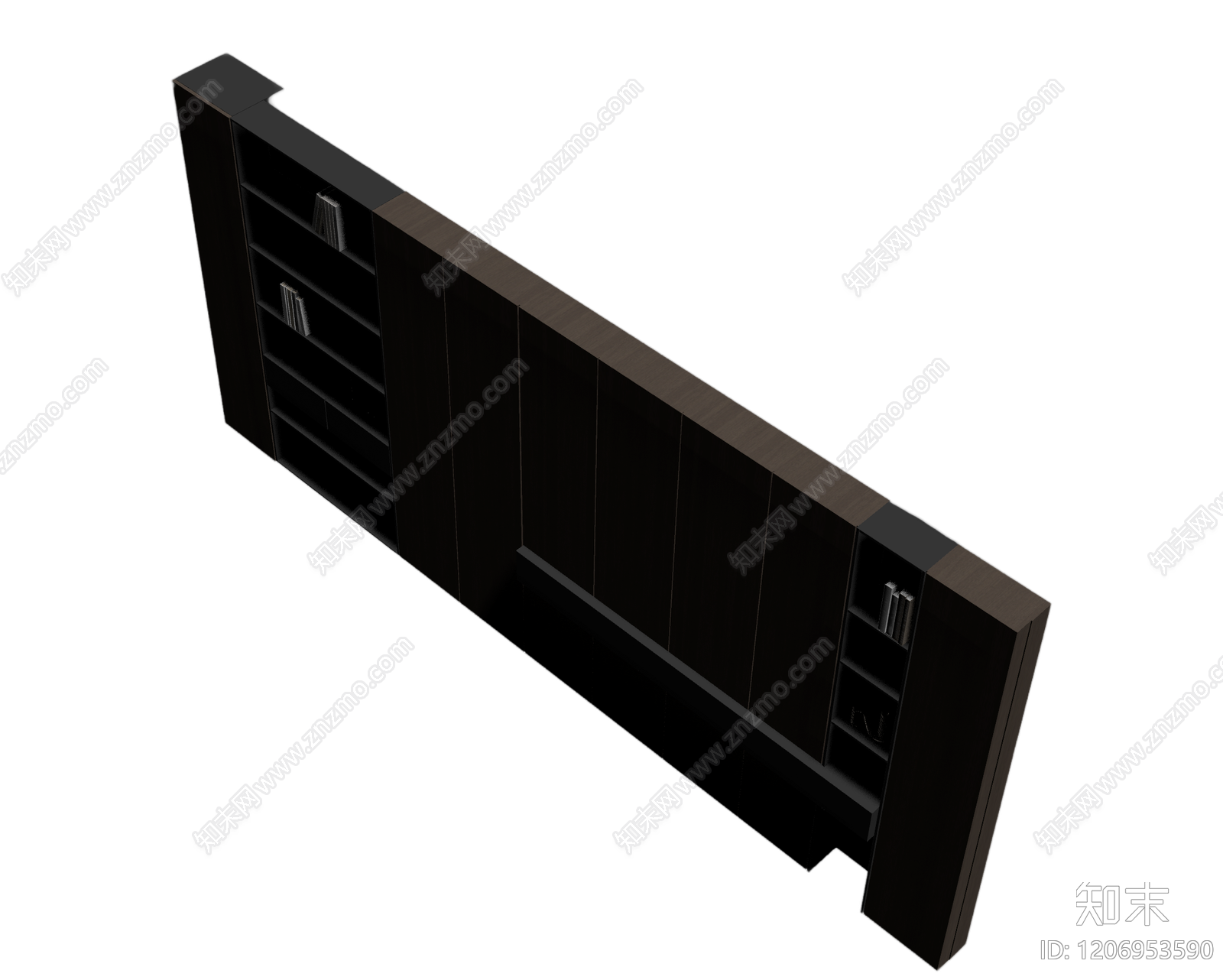 电视墙组合柜3D模型下载【ID:1206953590】