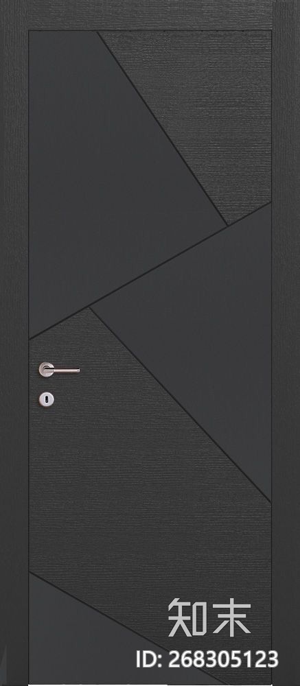 深灰色木门贴图下载【ID:268305123】