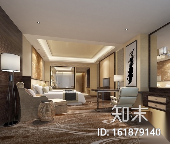 [广东]高档豪华现代大酒店室内装修施工图（211张cad施工图下载【ID:161879140】