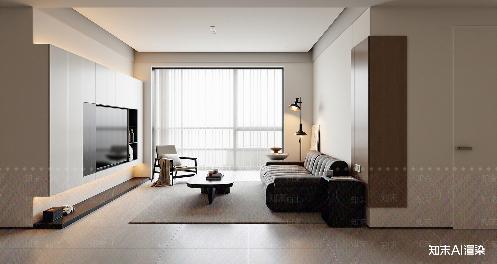 现代家居客厅3D模型下载【ID:1222000271】